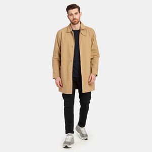 Descente XL Sun Shield Hard Shell Bal Collar Coat - Desert Khaki